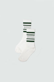 Socks white/green - black/white (2 pairs)