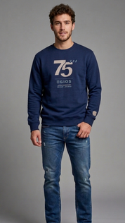 Sweatshirt 75th Navy